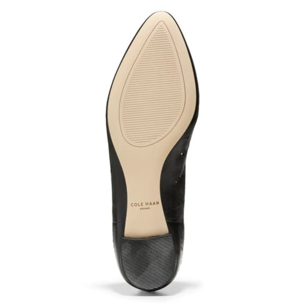 NEW Cole Haan Women Callie Leather Scallop Paisley Floral Lace Laser Cut Pattern - Picture 6 of 6